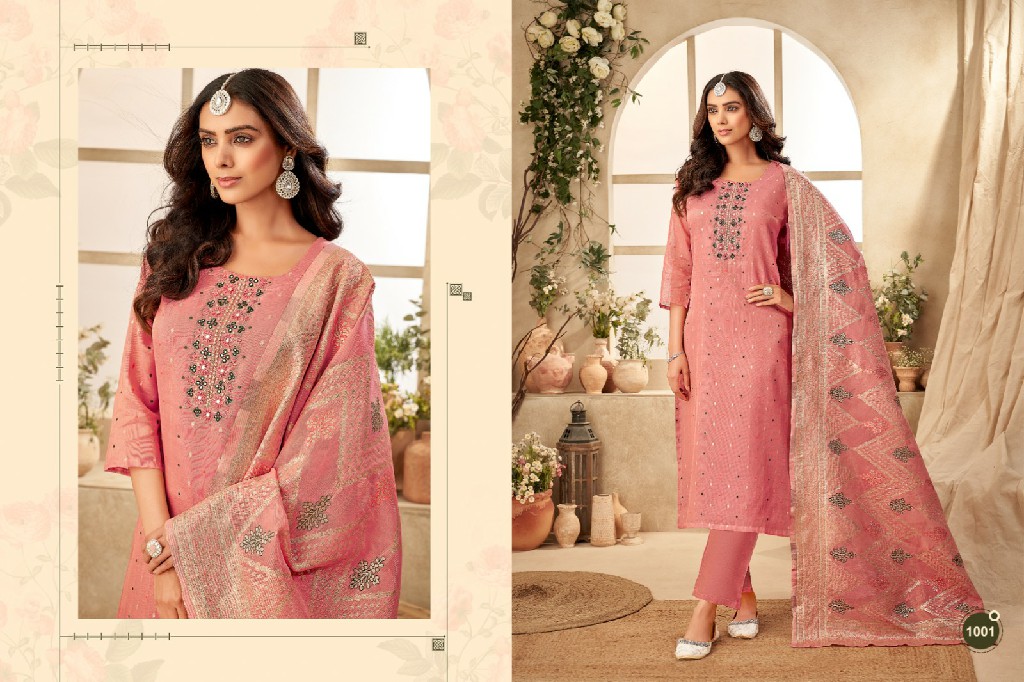 Khushi Anaisha Wholesale Kurti Pent Dupatta Set Handwork Suits