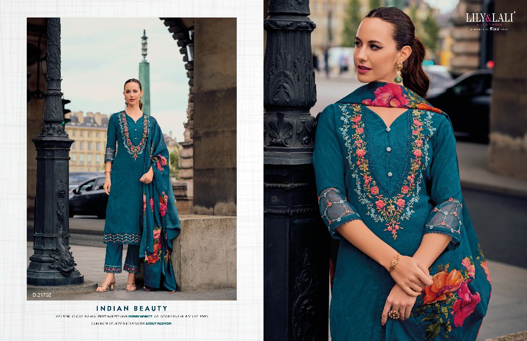 Lily And Lali Haseena Wholesale Kurtis With Pant And Dupatta Readymade Collection