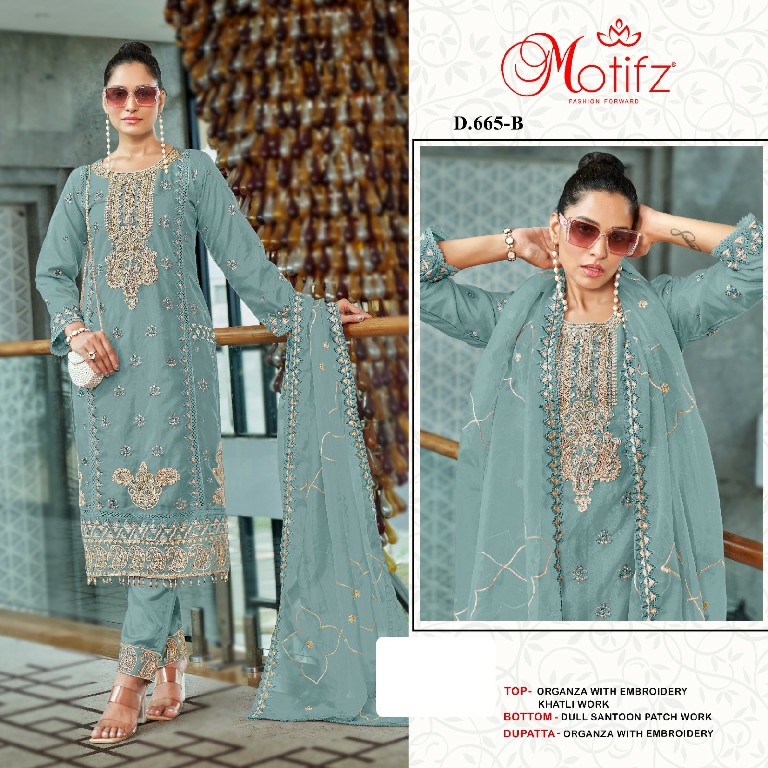 Motifz D.no 665 Wholesale Indian Pakistani Salwar Suits