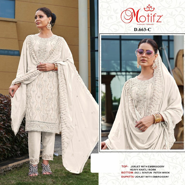 Motifz D.no 663 Wholesale Indian Pakistani Salwar Suits