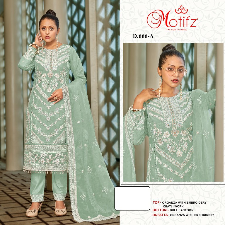 Motifz D.no 666 Wholesale Indian Pakistani Salwar Suits