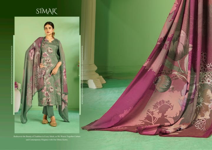 Glossy Simar Gulnaaz Wholesale Pure Lea Silk With Handwork Suits