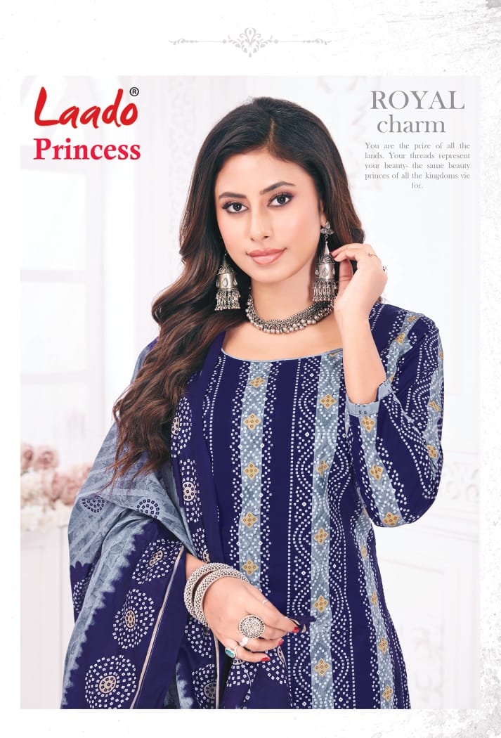 Laado Princess Vol-1 Wholesale Pure Cotton Printed Dress Material