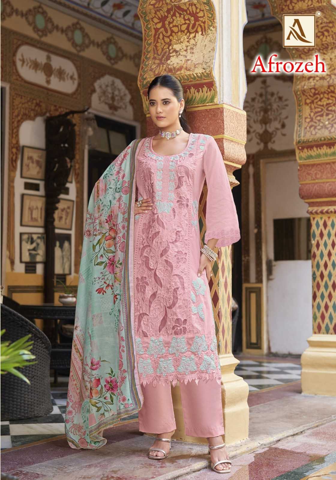 afrozeh by alok lawn cotton modern pakistani unstitch suit