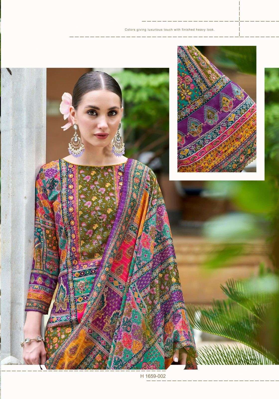 bella vol 10 by alok muslin print casual pakistani dress material