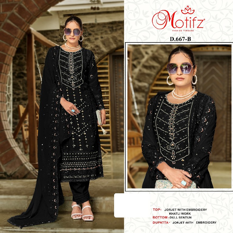 Motifz D.no 667 Wholesale Indian Pakistani Salwar Suits