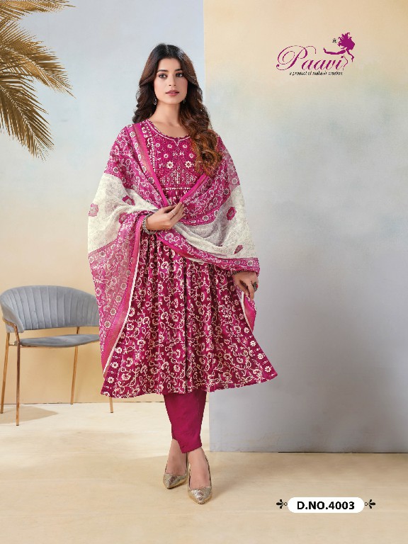 Paavis Saheli Wholesale Heavy Cotton 3 Piece Salwar Suits