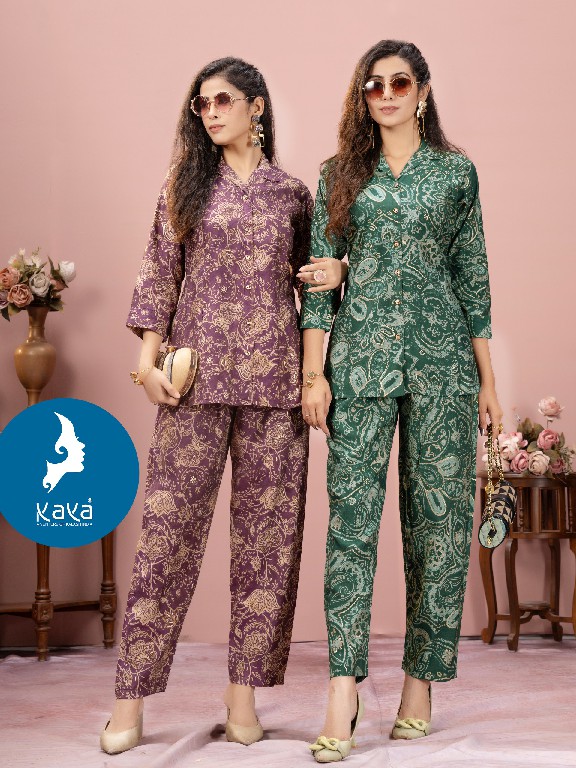 Kaya Maitri Vol-4 Wholesale 2 Piece Cord Set Collection