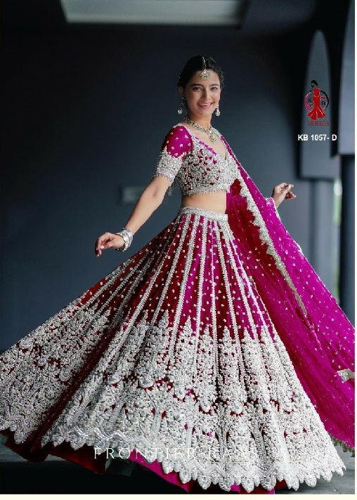 KB-1057 Colour Wholesale Designer Indian Lehengas