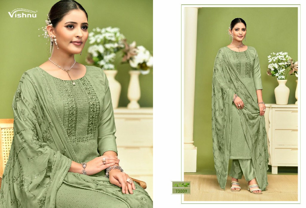 Vishnu Nagina Vol-2 Wholesale BSY Chinon Pattern Dress Material