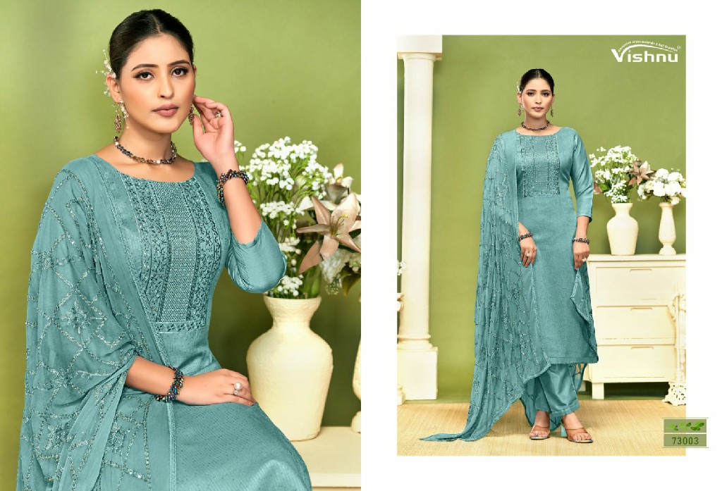 Vishnu Nagina Vol-2 Wholesale BSY Chinon Pattern Dress Material