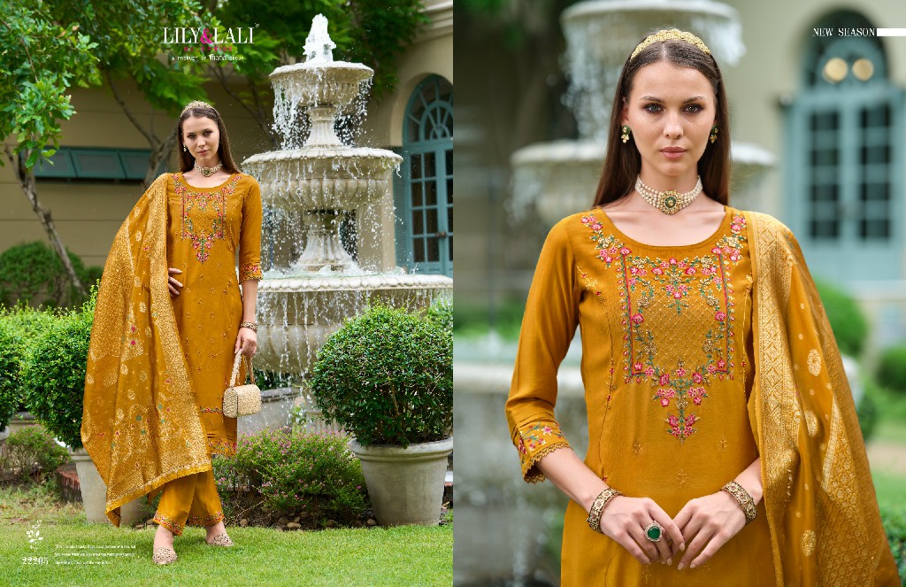 lily And lali hasmeena vol 4 viscose readymade exclusive 3pcs dress