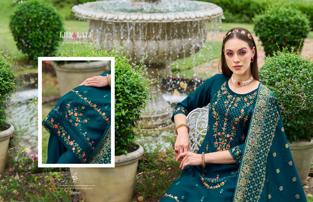 lily And lali hasmeena vol 4 viscose readymade exclusive 3pcs dress