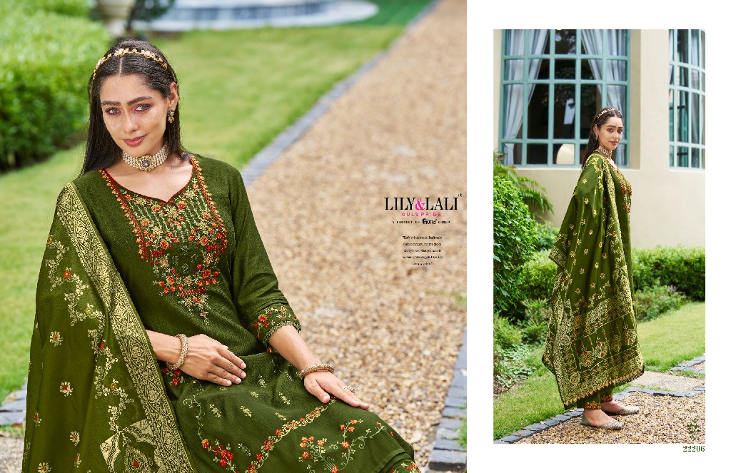 lily And lali hasmeena vol 4 viscose readymade exclusive 3pcs dress