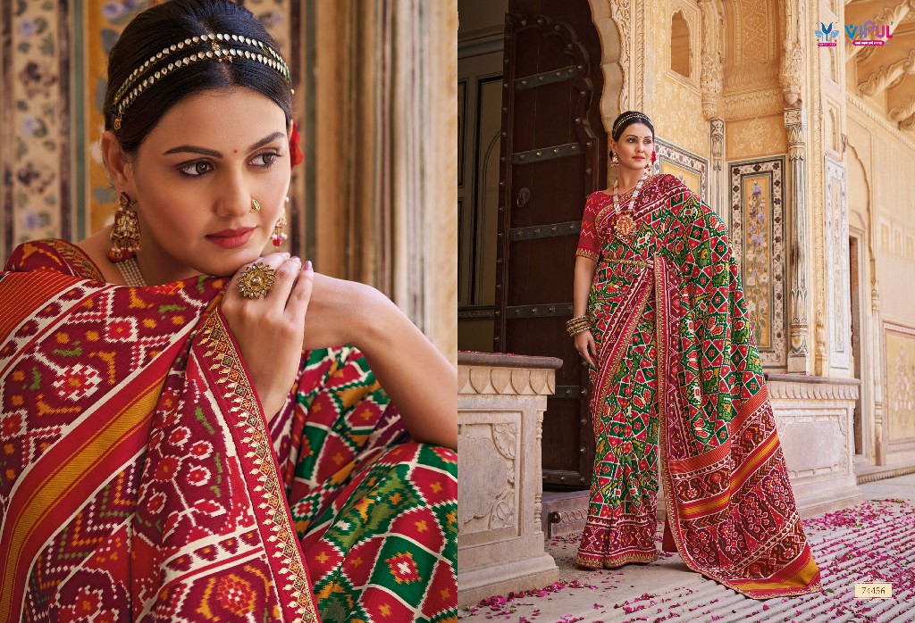 VIPUL FASHION AROMA SILK PLUS DESIGNER PATOLA SAREE COLLECTION