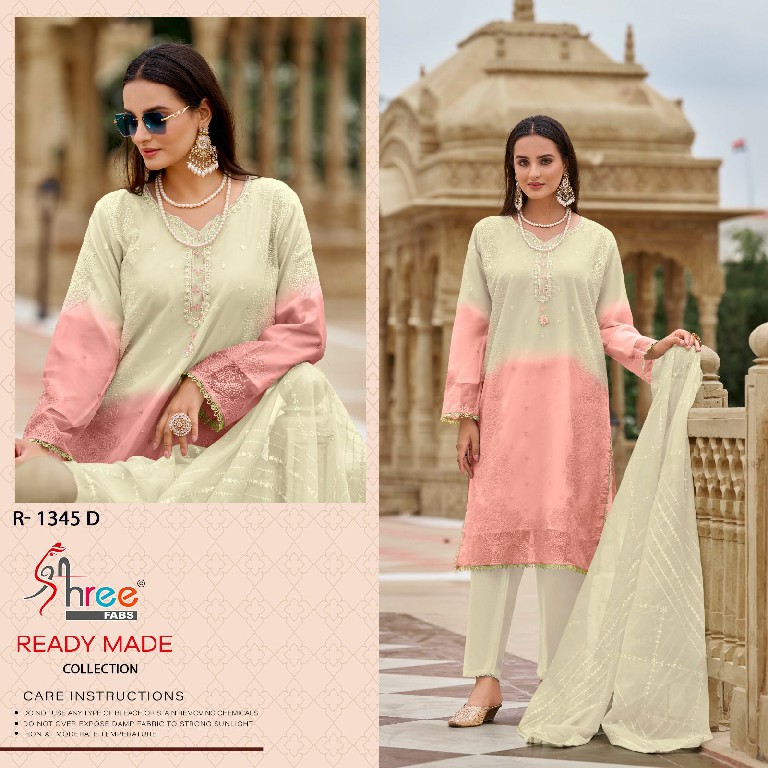 Shree Fabs R-1345 Wholesale Readymade Indian Pakistani Salwar Suits