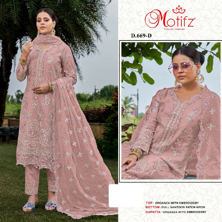 Motifz D.no 669 Wholesale Indian Pakistani Salwar Suits