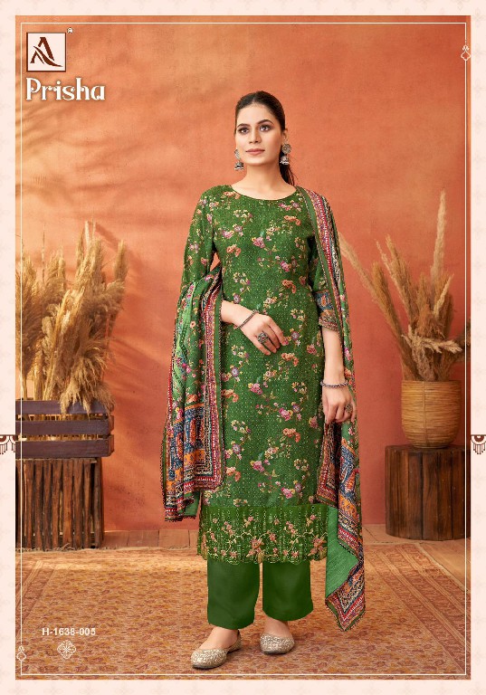 Alok Prisha Wholesale Premium Woolen With Embroidery Winter Dress Material