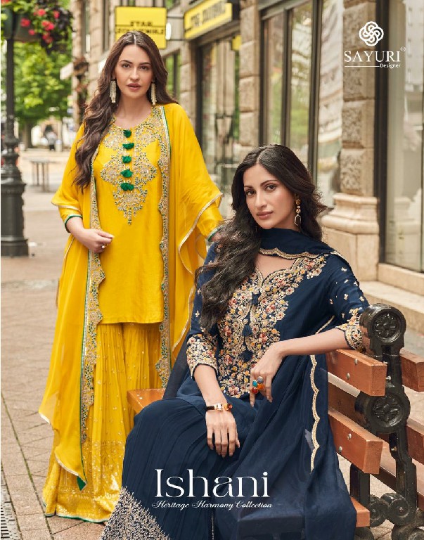 Sayuri Ishani Wholesale Premium Silk Free Size Stitched Suits