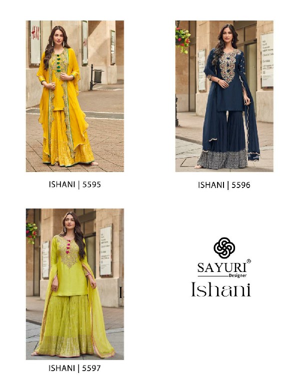 Sayuri Ishani Wholesale Premium Silk Free Size Stitched Suits