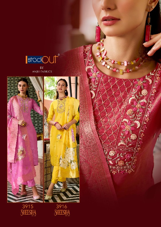 Anju Sheesha Vol-3 Wholesale Kurti Pant With Dupatta Catalog