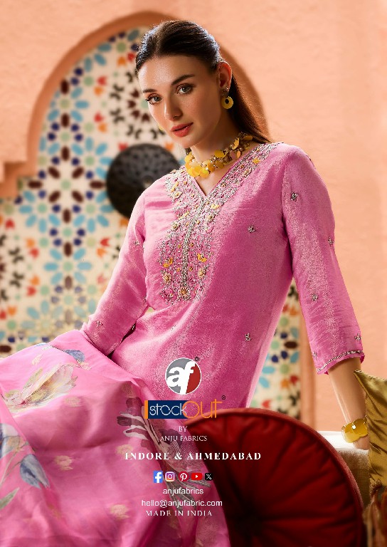 Anju Sheesha Vol-3 Wholesale Kurti Pant With Dupatta Catalog