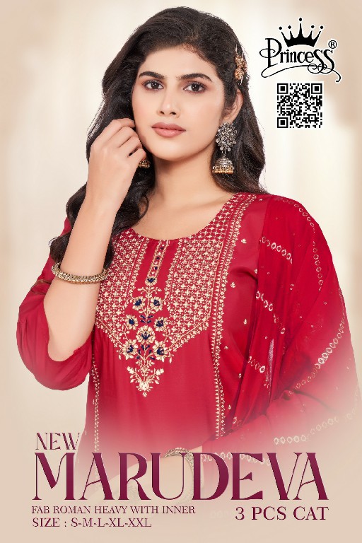 Princess New Marudeva 3 Pic Wholesale Readymade Salwar Suits