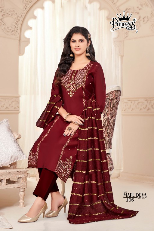 Princess New Marudeva 3 Pic Wholesale Readymade Salwar Suits