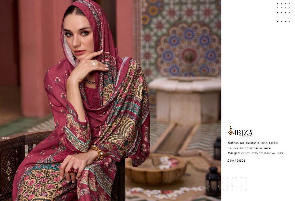 Ibiza Kabira Wholesale Pure VIscose Pashmina Winter Salwar Suits