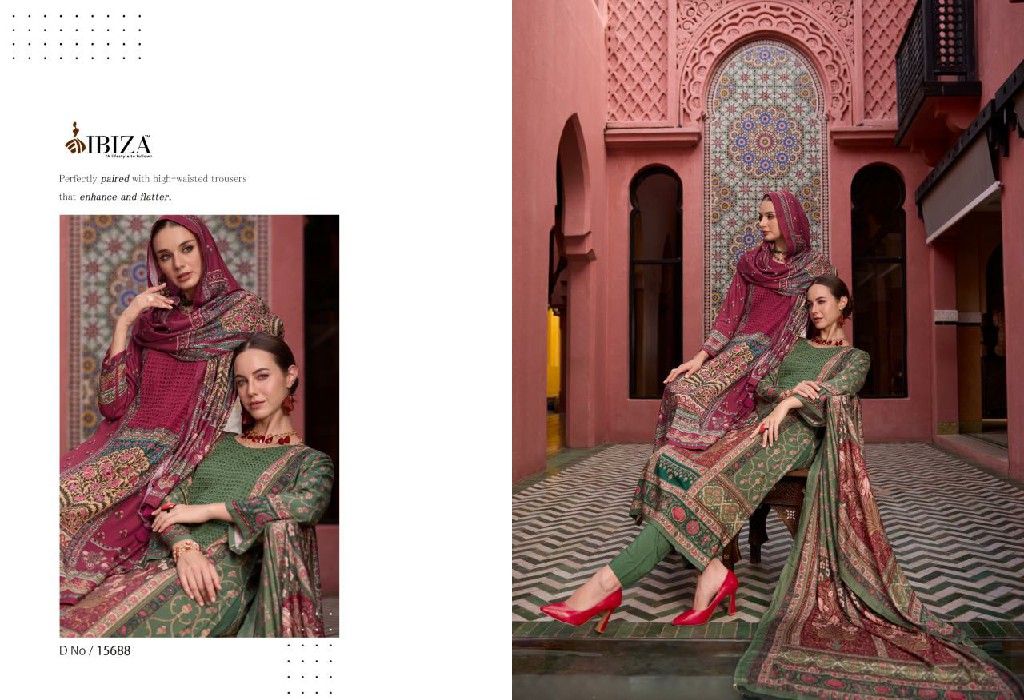 Ibiza Kabira Wholesale Pure VIscose Pashmina Winter Salwar Suits