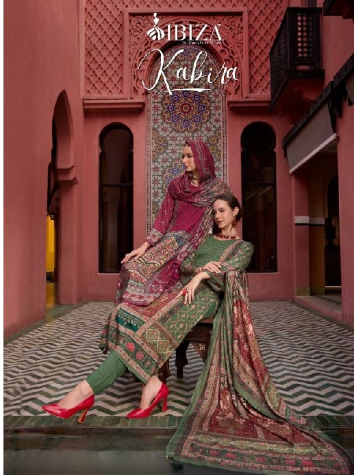 Ibiza Kabira Wholesale Pure VIscose Pashmina Winter Salwar Suits