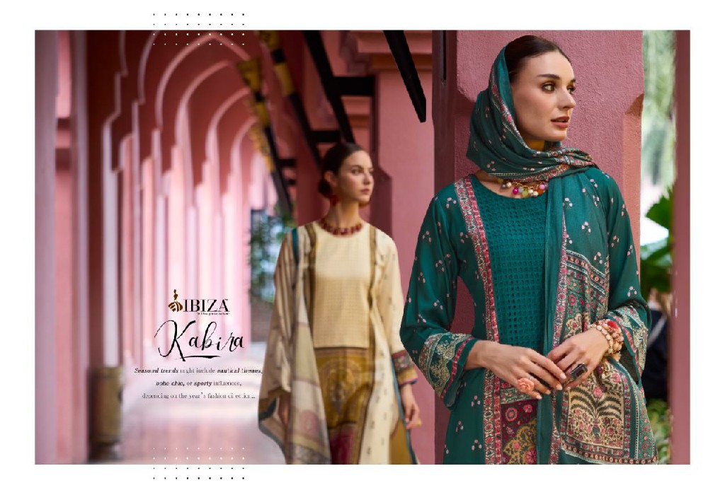 Ibiza Kabira Wholesale Pure VIscose Pashmina Winter Salwar Suits