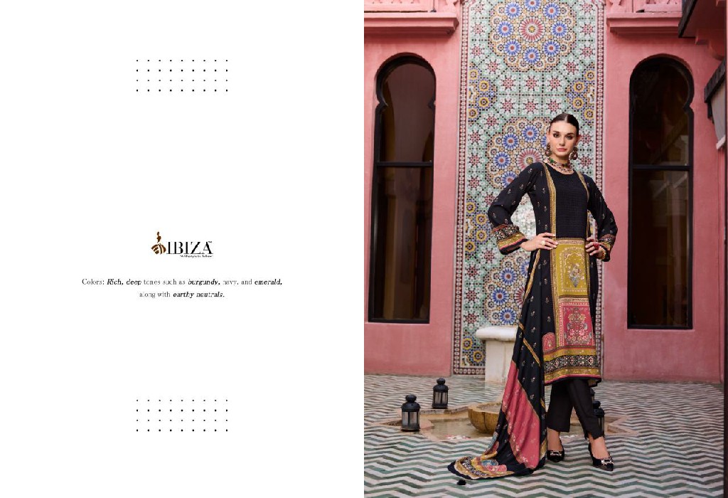 Ibiza Kabira Wholesale Pure VIscose Pashmina Winter Salwar Suits