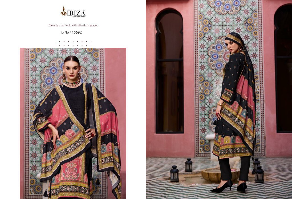 Ibiza Kabira Wholesale Pure VIscose Pashmina Winter Salwar Suits