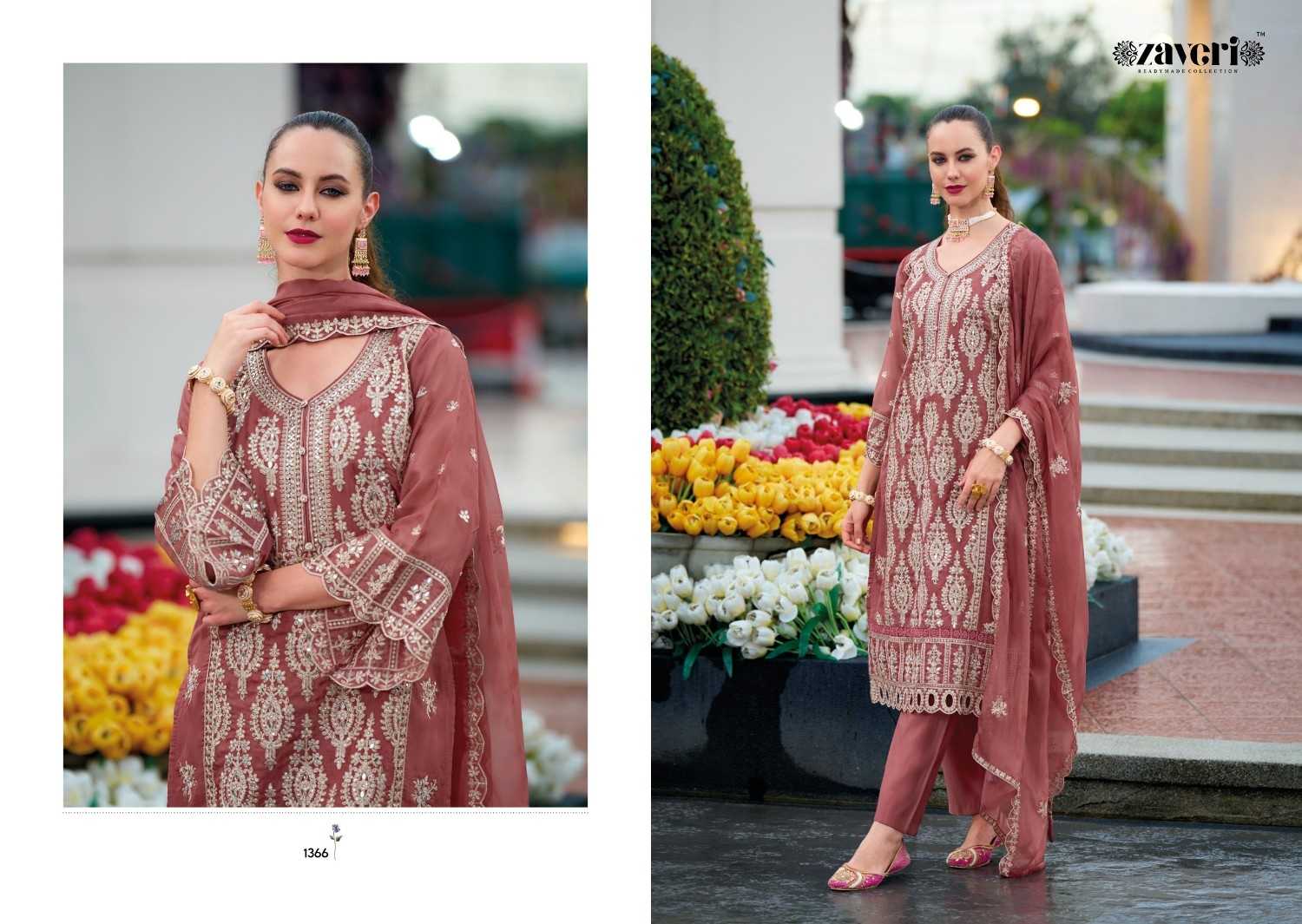 Aanaya vol 2 by zaveri organza readymade pakistani salwar kameez