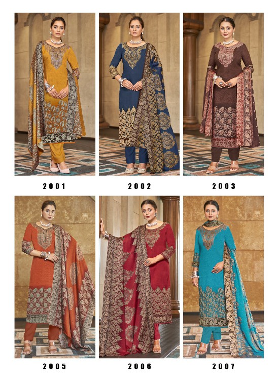roli moli creation faiza pashmina winter special dress material