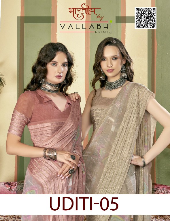 Vallabhi Uditi Vol-5 Wholesale Georgette Ethnic Indian Sarees