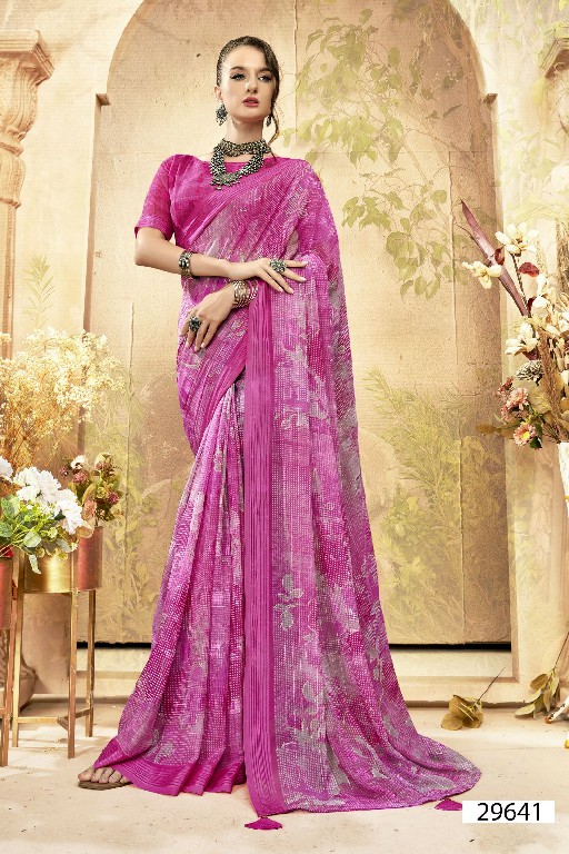 Vallabhi Navita Vol-3 Wholesale Georgette Fabrics Indian Sarees Catalog