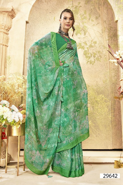 Vallabhi Navita Vol-3 Wholesale Georgette Fabrics Indian Sarees Catalog