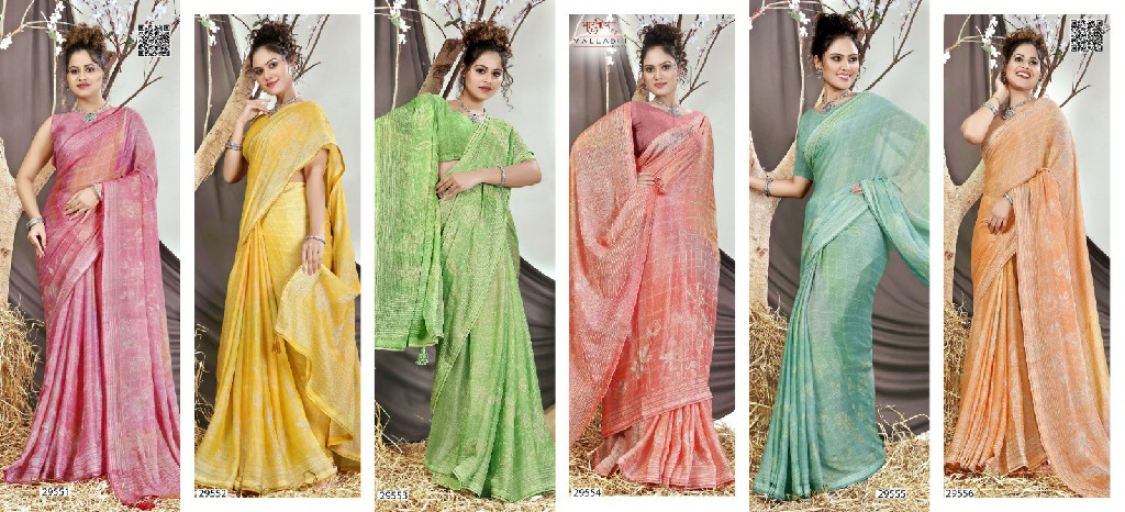 Vallabhi Carvaan Vol-11 Wholesale Brasso Fabrics Ethnic Sarees