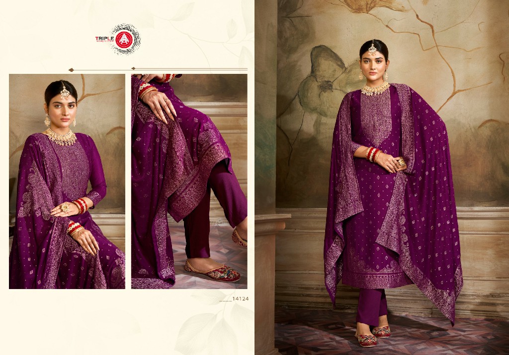 Triple AAA Luca Wholesale Viscos Pashmina Winter Salwar Suits