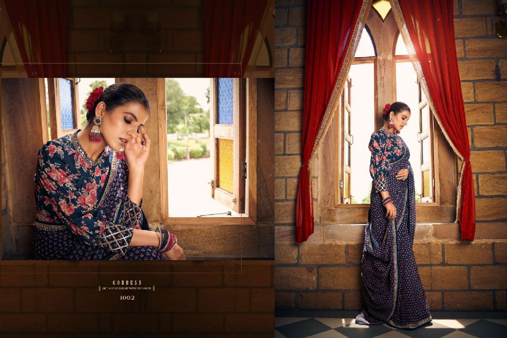 Vouch Nayika Wholesale Fancy Ready Made Saree New Collection