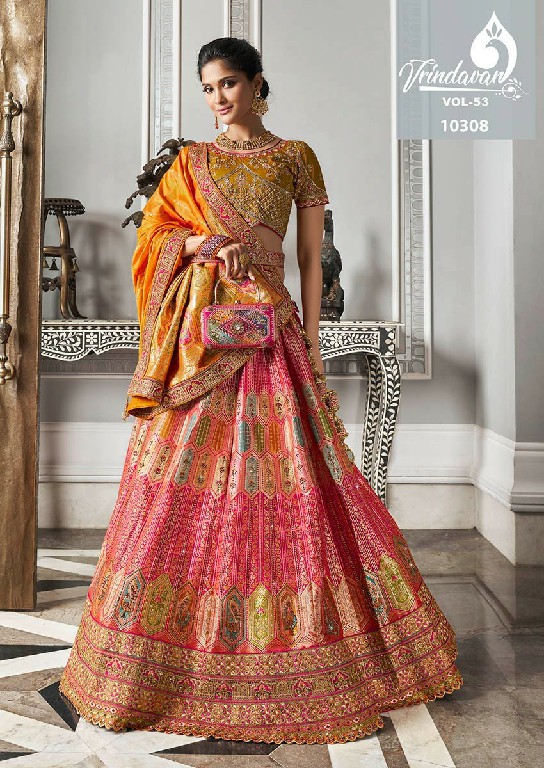 Royal Vrindavan Vol-53 Wholesale Designer And Bridal Lehenga Choli