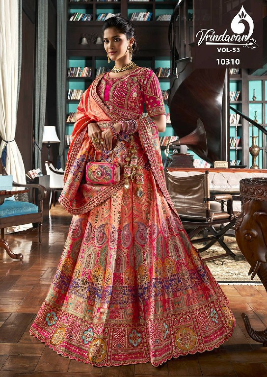 Royal Vrindavan Vol-53 Wholesale Designer And Bridal Lehenga Choli