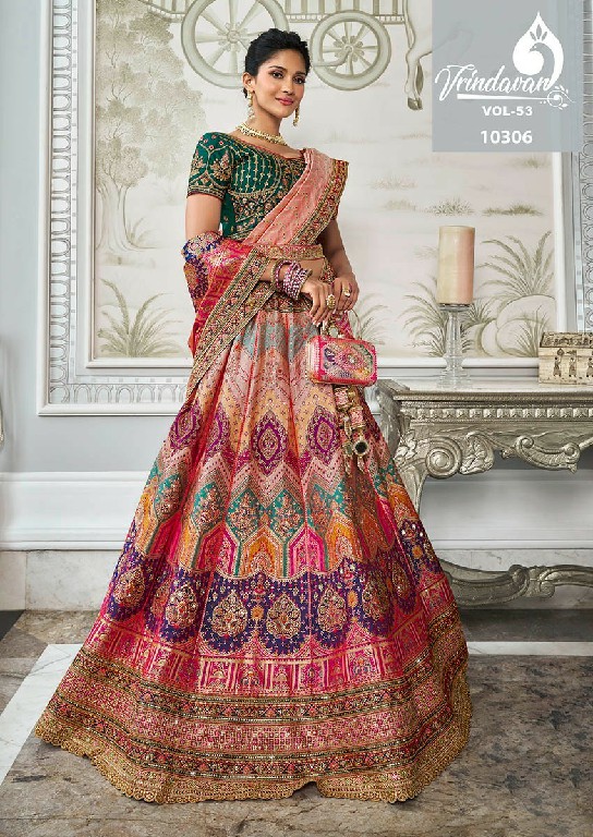 Royal Vrindavan Vol-53 Wholesale Designer And Bridal Lehenga Choli