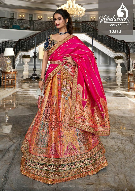 Royal Vrindavan Vol-53 Wholesale Designer And Bridal Lehenga Choli