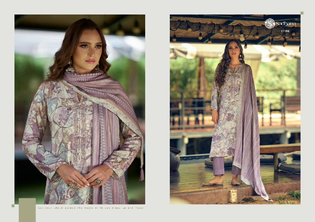 Sadhana IRA Wholesale VIscose Pashmina With Fancy Work Winter Salwar Suits