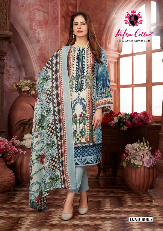 Nafisa Andaaz Karachi Suits Vol-6 Wholesale Printed Karachi Suits