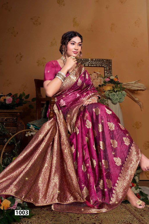 Saroj Hemani Organza Saroski Vol-3 Wholesale Soft Nylone Indian Sarees