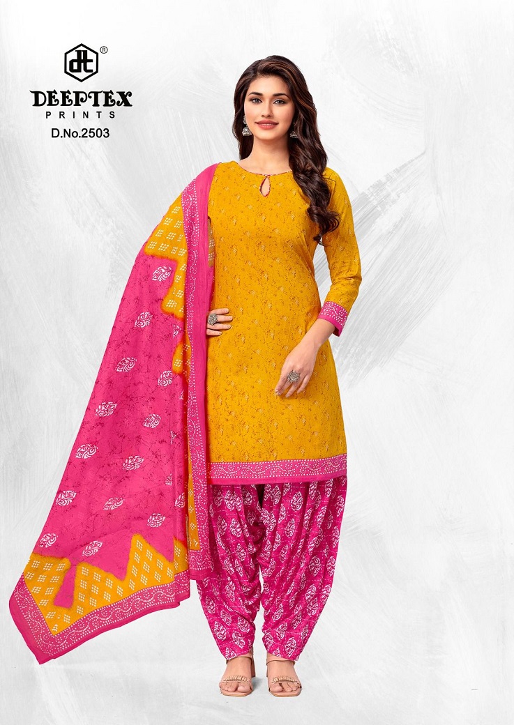 Deeptex Pichkari Vol-25 Wholesale Pure Cotton Printed Dress Material